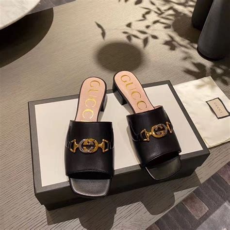 gucci zumi slide sandal|Gucci slides outlet.